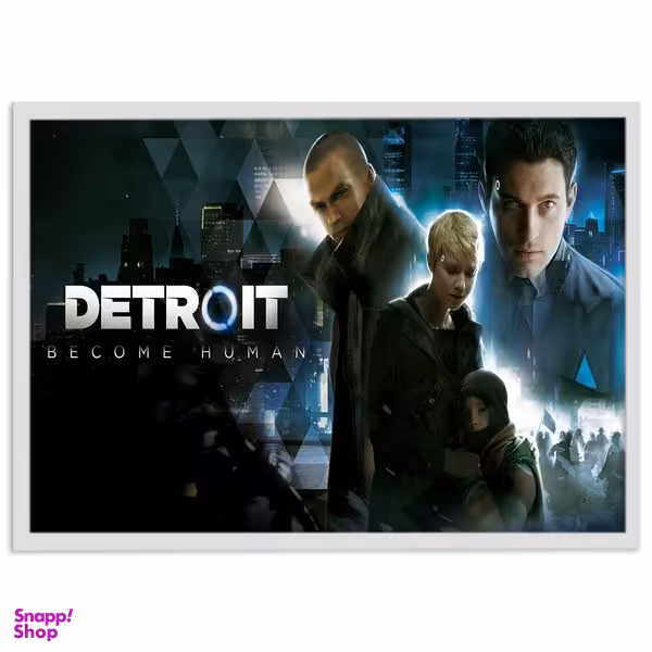تابلو نوری بکلیت مدل طرح بازی گیم نت Detroit مدل چراغدار W-s1395