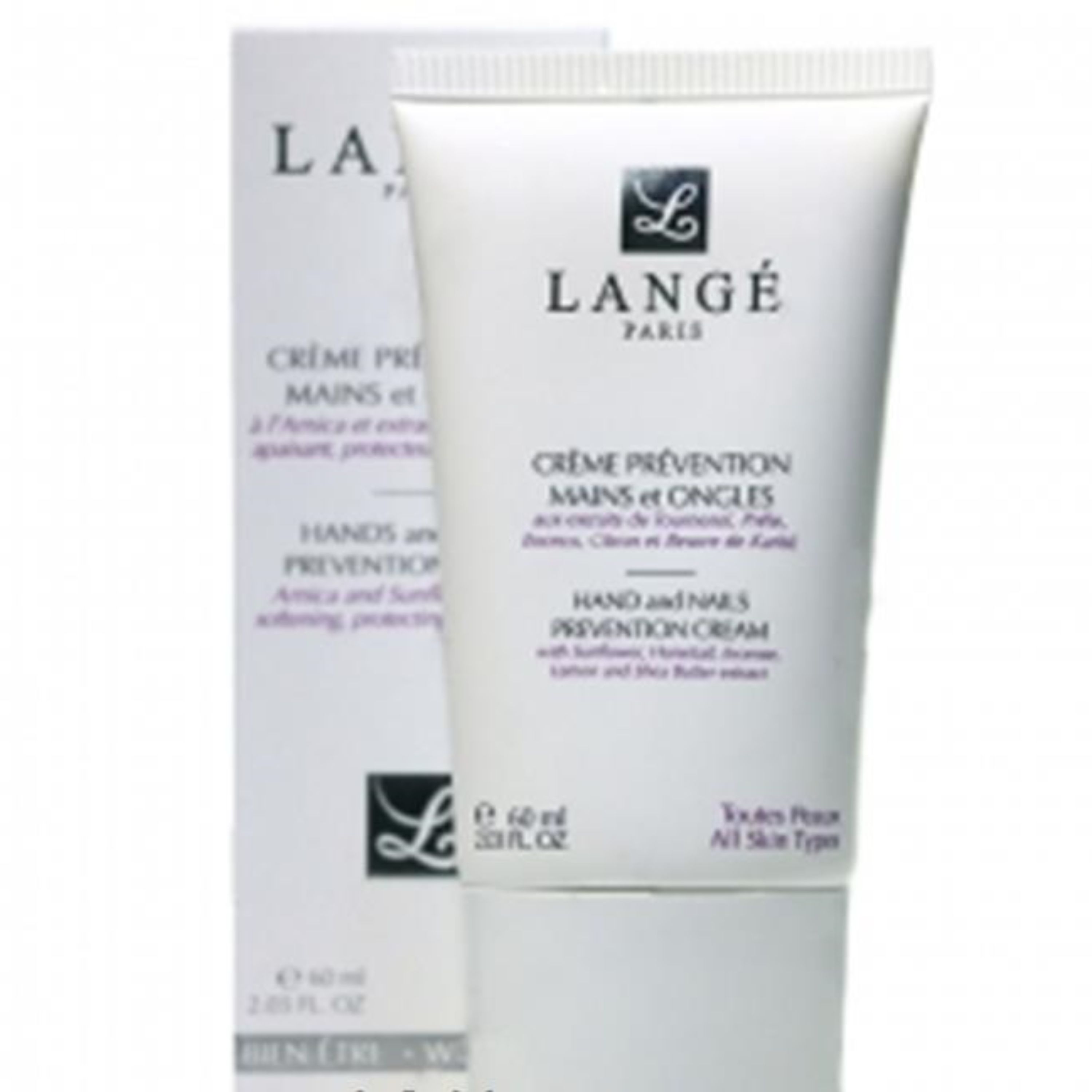 کرم دست و ناخن لانژه حجم 60mL