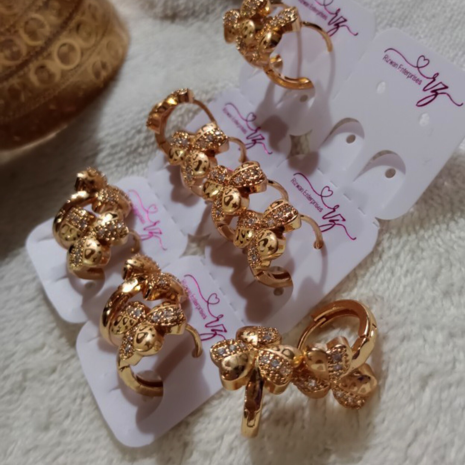 گوشواره بچه گانه بسیار شیک و زیبا 