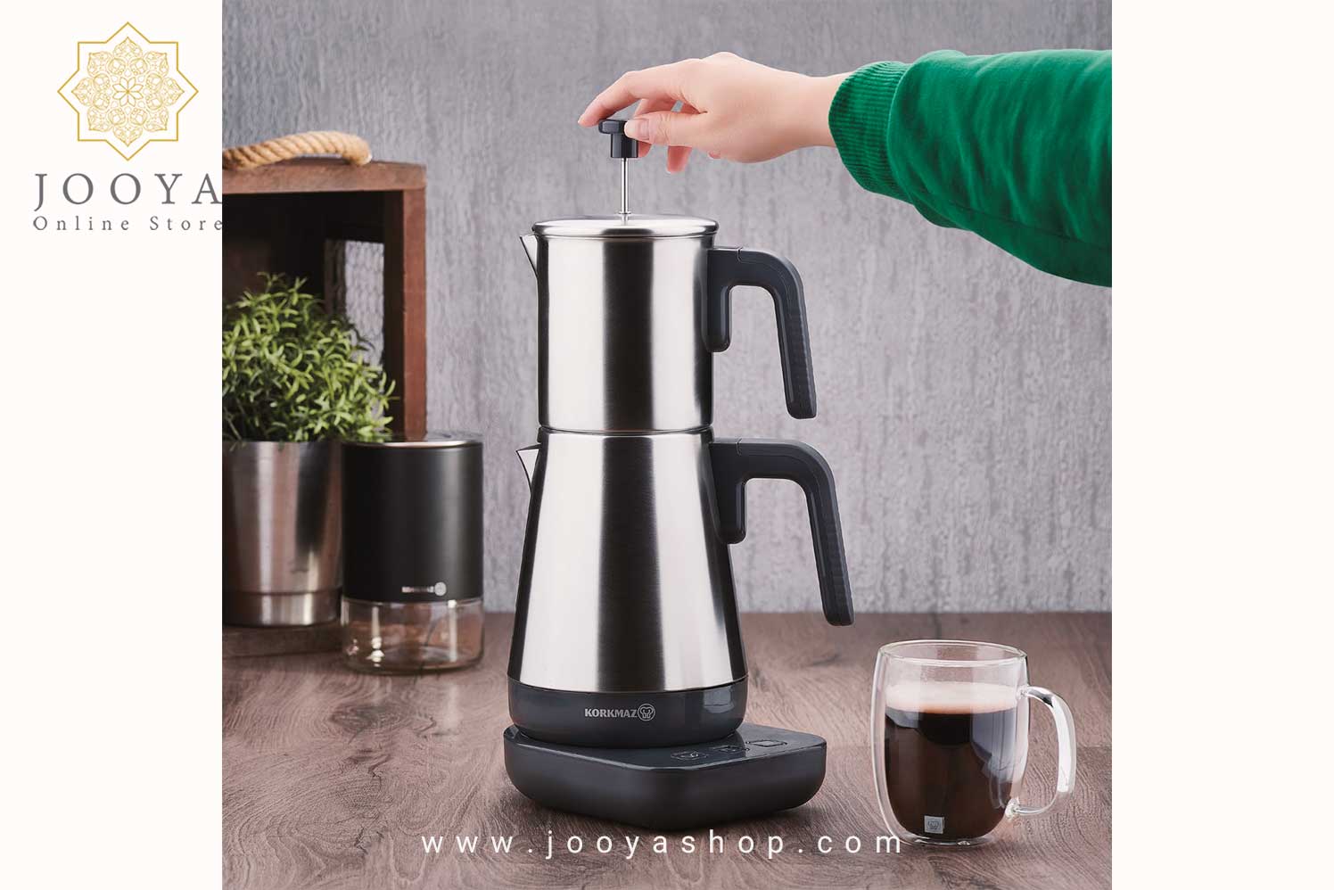 چای ساز اتوماتیک برقی 1600 وات مدرنا کرکماز