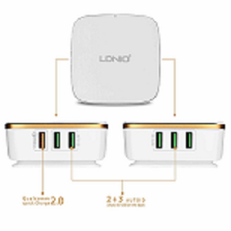 شارژر رومیزی 6 پورت الدینیو مدل A6704