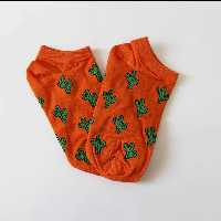 جوراب مچی فانتزی،طرح  کاکتوس،زنانه و دخترانه،80درصد نخپنبه،مناسب سایز 36تا 42