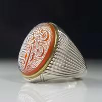 انگشتر عقیق سرخ یمن (8)