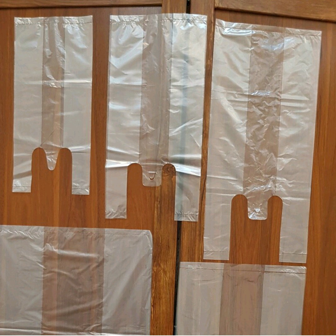 نایلکس دسته دار شفاف 37x47  - بسته 8 کیلوگرمی