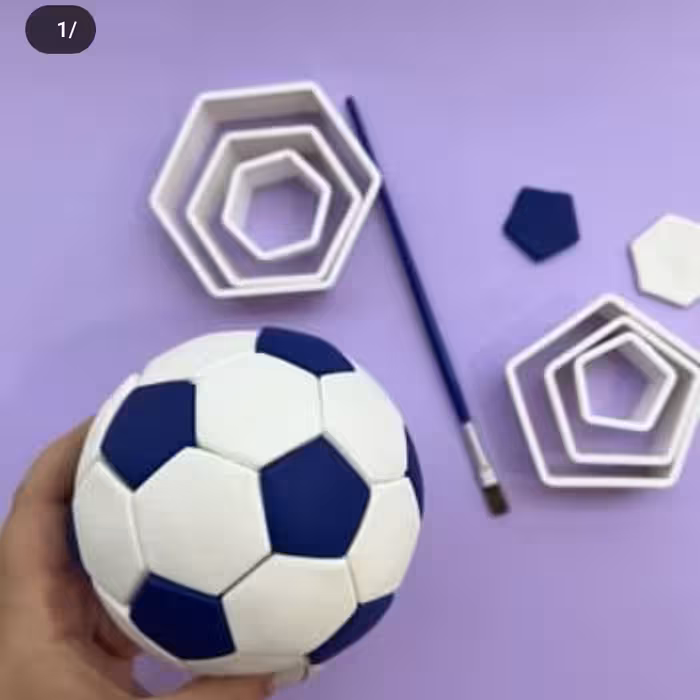 پک کاتر پنج ضلعی و کاتر شش ضلعی قطر شش ضلعی 3 و نیم و6و8سانت و قطر پنج ضلعی 3و5و7 سانت