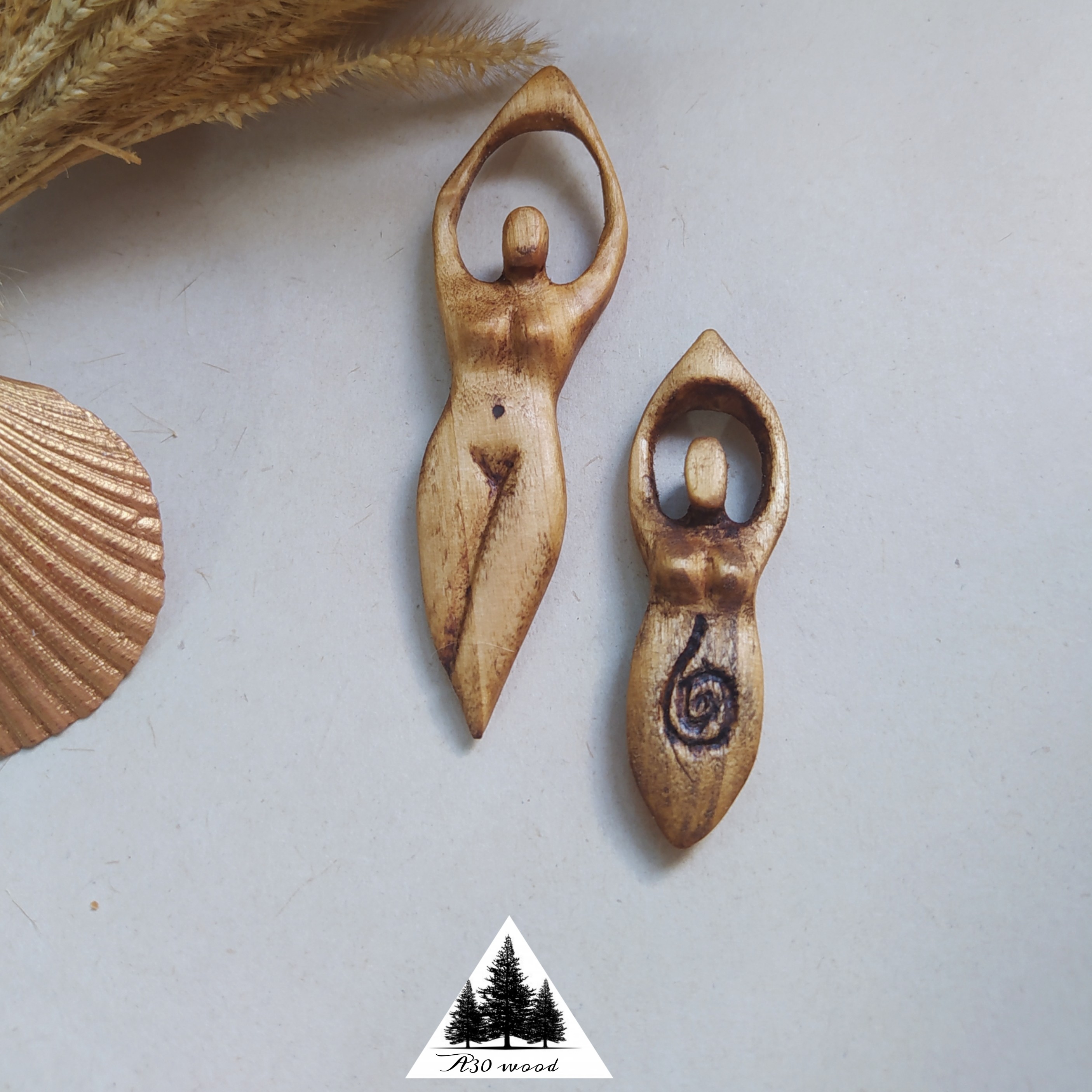 گردنبند چوبی طرح حرکت وینیاسا یوگا