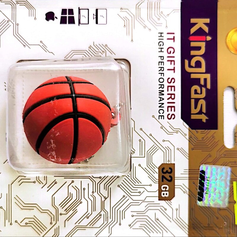 فلش 32 گیگ مدل کینگ فست  طرح توپ  ارزان