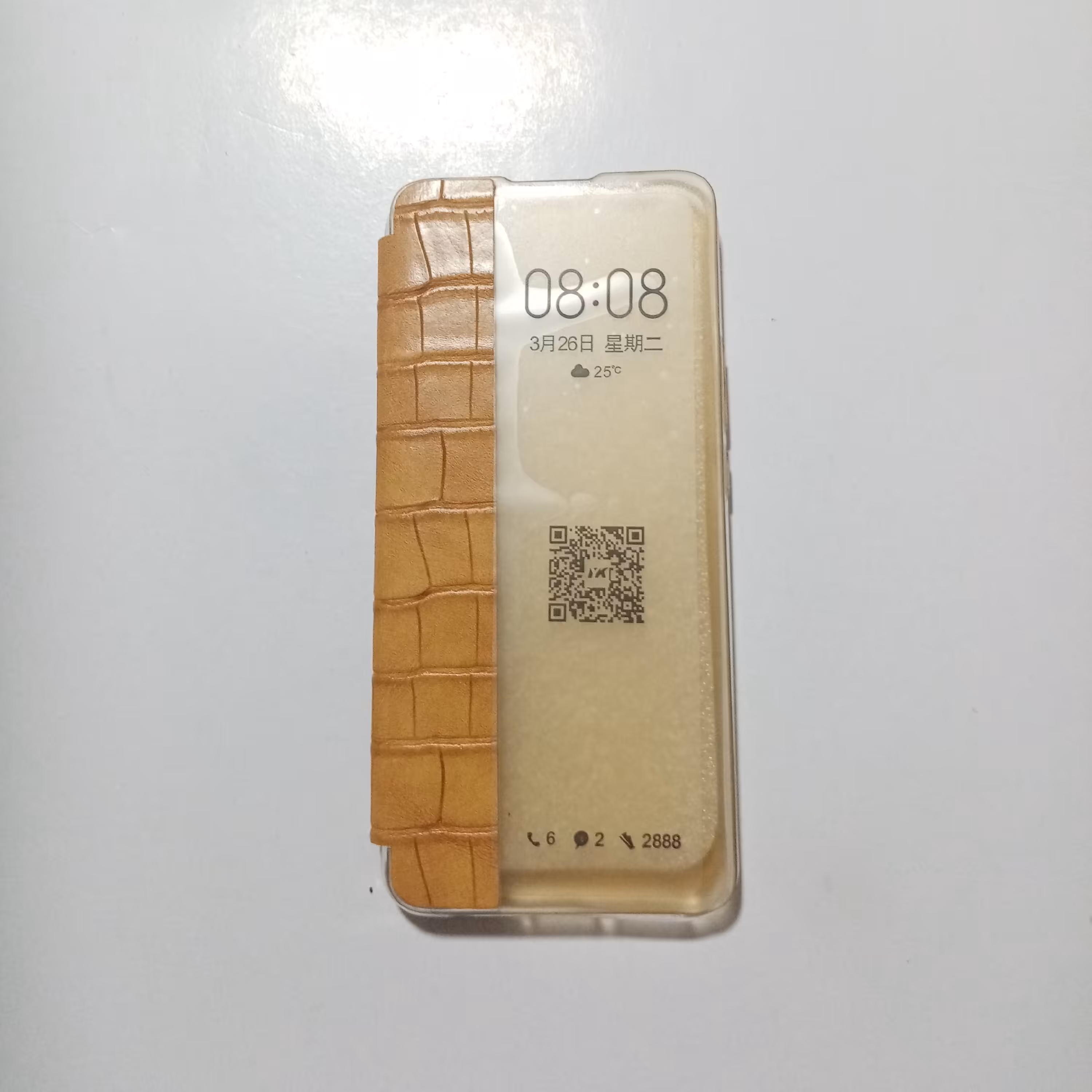 کیف کلاسوری چرمی سوسماری مناسب برای گوشی موبایل شیائومی Redmi9