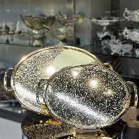 سینی بیضی استیل 2تیکه اماراتی