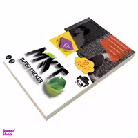 کاغذ A4 سوپر گلاسه پشت چسب دار MKT کد M06 بسته 25 عددی