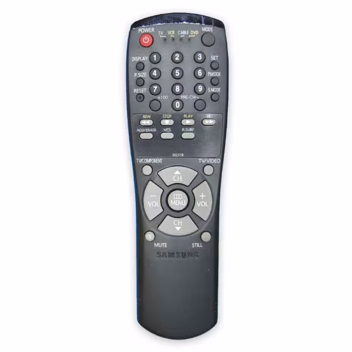 کنترل دی وی دی سامسونگ SAMSUNG DVD ضبطی همه کاره اصلی طرح A 124