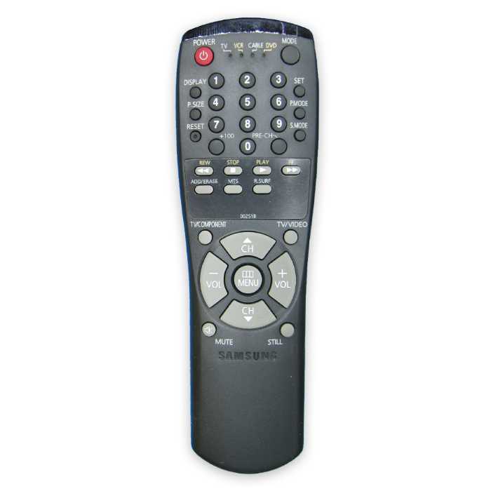 کنترل دی وی دی سامسونگ SAMSUNG DVD ضبطی همه کاره اصلی طرح A 124