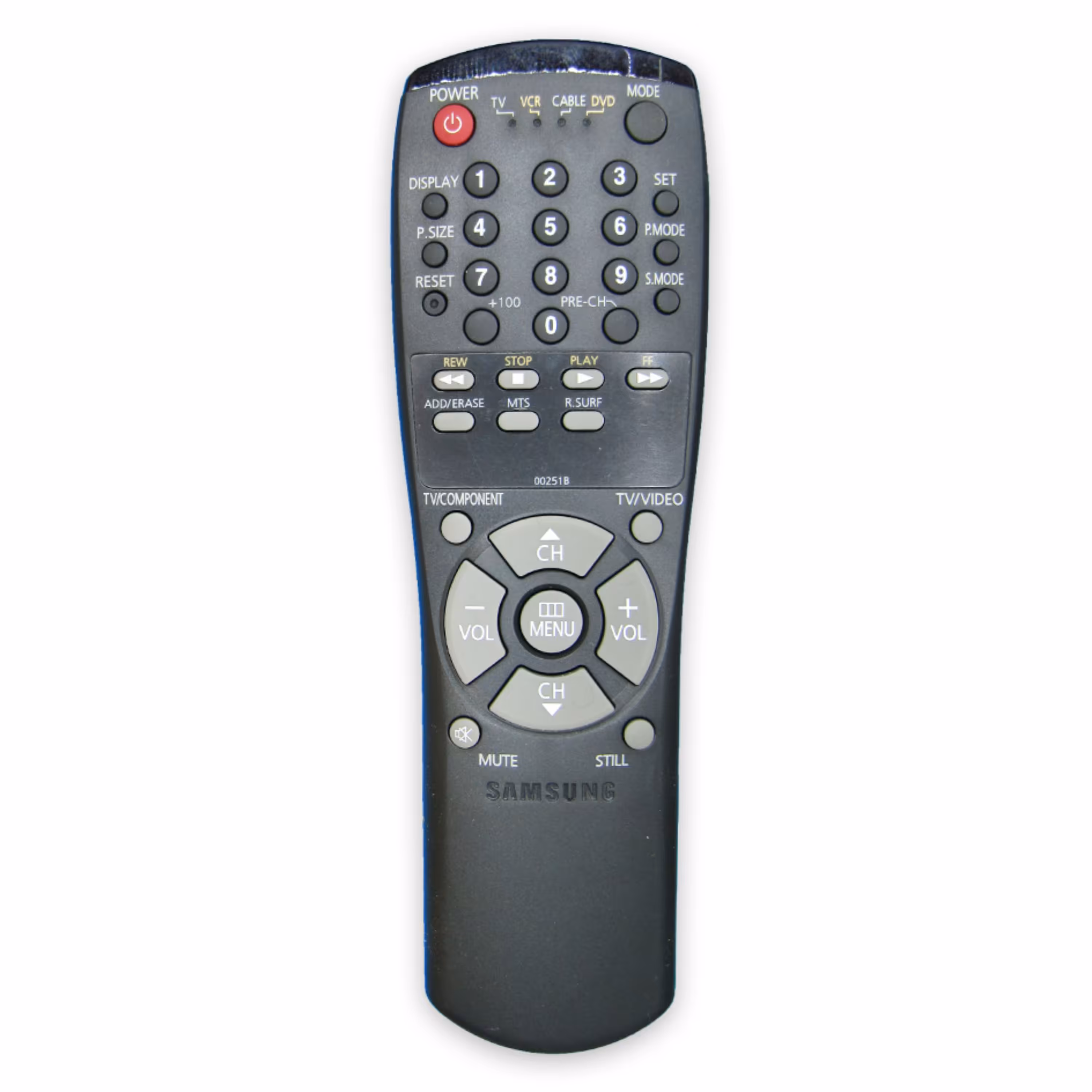 کنترل دی وی دی سامسونگ SAMSUNG DVD ضبطی همه کاره اصلی طرح A 124