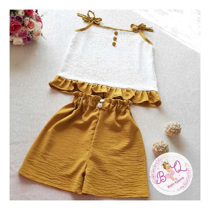 تاپ و شلوارک دخترانه ابروباد تا 2 سال