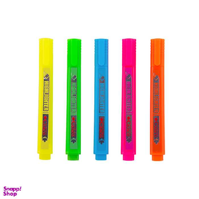 ماژیک علامت گذار کنکو کد HL05 بسته 5 عددی