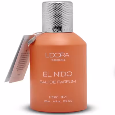 ادوپرفیوم مردانه مدل EL NIDO لدورا فرگرنس 100 میلی‌لیتر