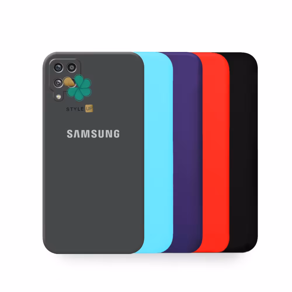 قاب گوشی سامسونگ Samsung F62 مدل سیلیکونی محافظ لنز دار