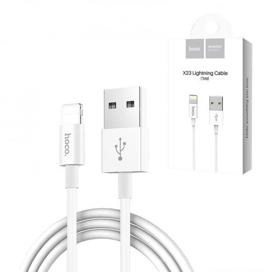 کابل آیفون (lightning) طول 1 متر هوکو (hoco) مدل X23

