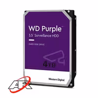 هارد دیسک اینترنال وسترن دیجیتال مدل ***Purple 4TB WD40P