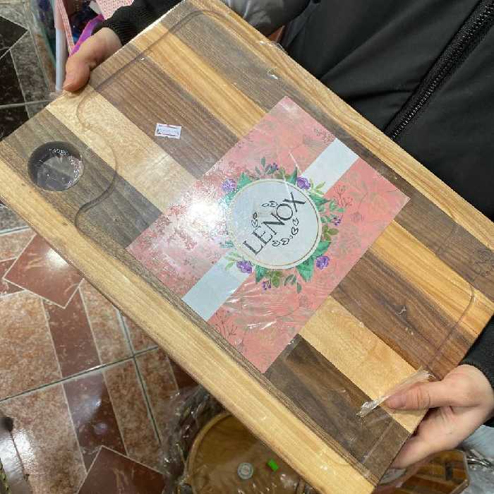 تخته گوشت چوبی ضخیم و با کیفیت و قابل شستشو از جنس چوب کاملا طبیعی


