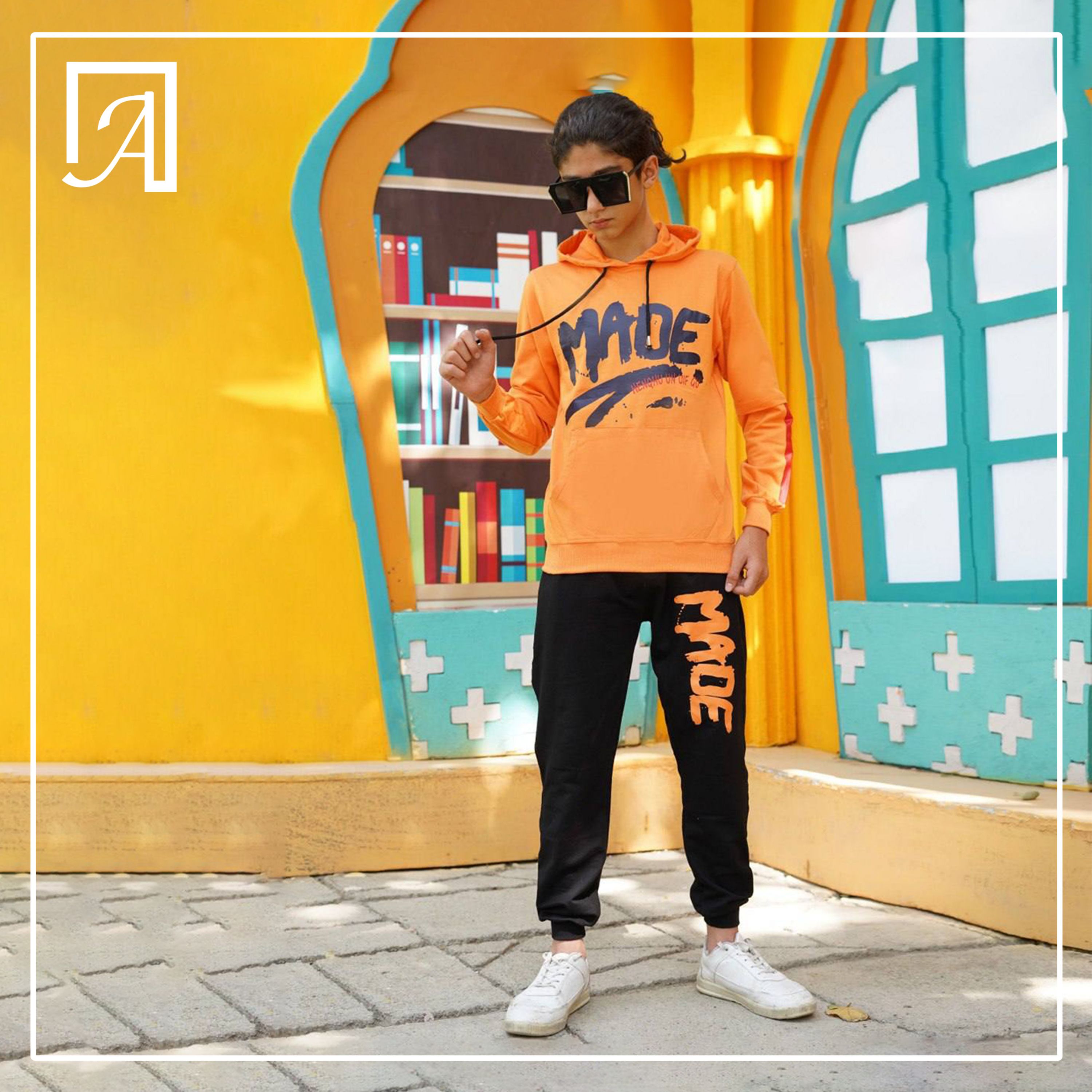 هودی و شلوار پسرانه - کد 580