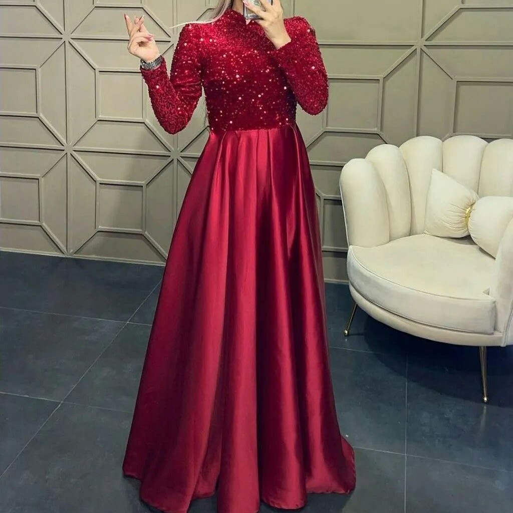 پیراهن مجلسی مدل ساقدوش-پیراهن زنانه-پیراهن شیک-لباس مجلسی-پیراهن شیک -پیراهن ماکسی مجلسی-ماکس مجلسی