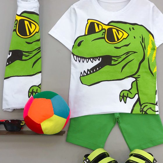 بلوز شلوارک دایناسور.