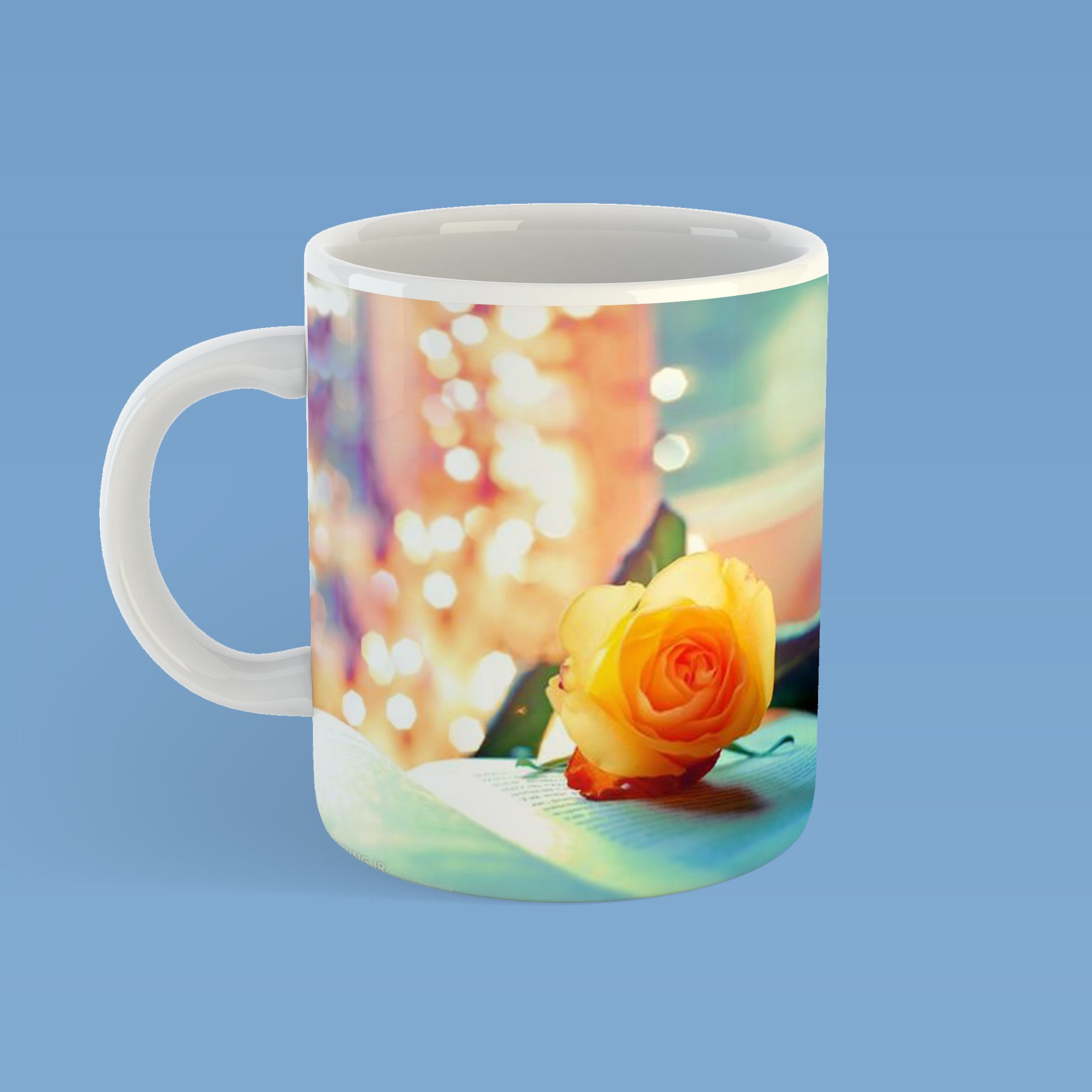 ماگ طرح گل کد122