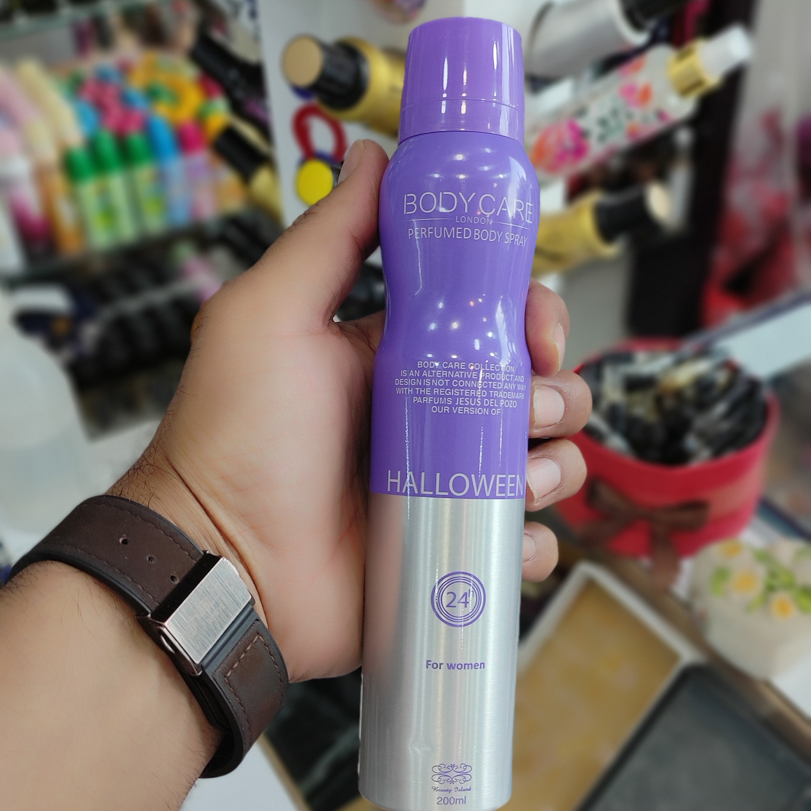 اسپری بدن بادی کر زنانه رایحه هالووین Body Care Halloween Women