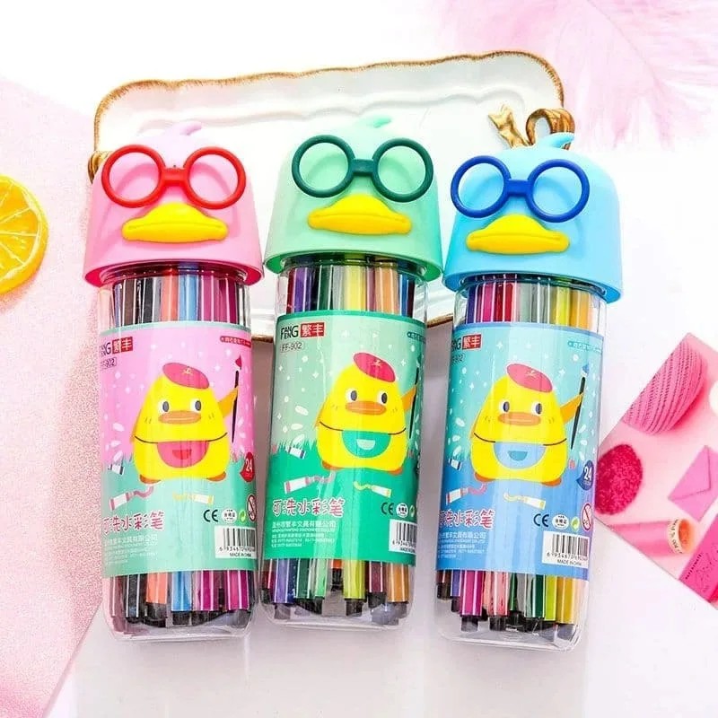 ماژیک نقاشی 12 رنگ طرح جوجه