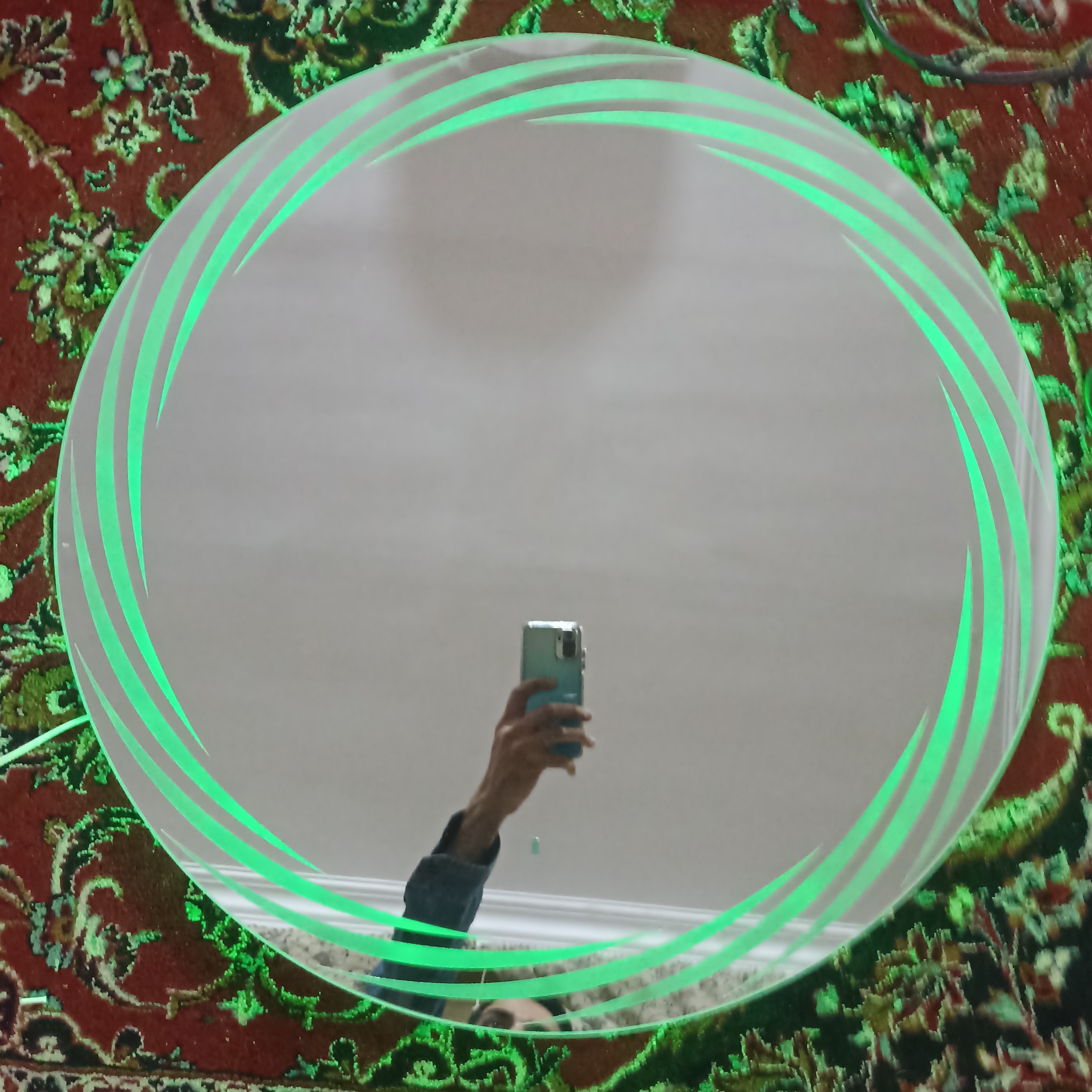 آینه بک لایت دایره