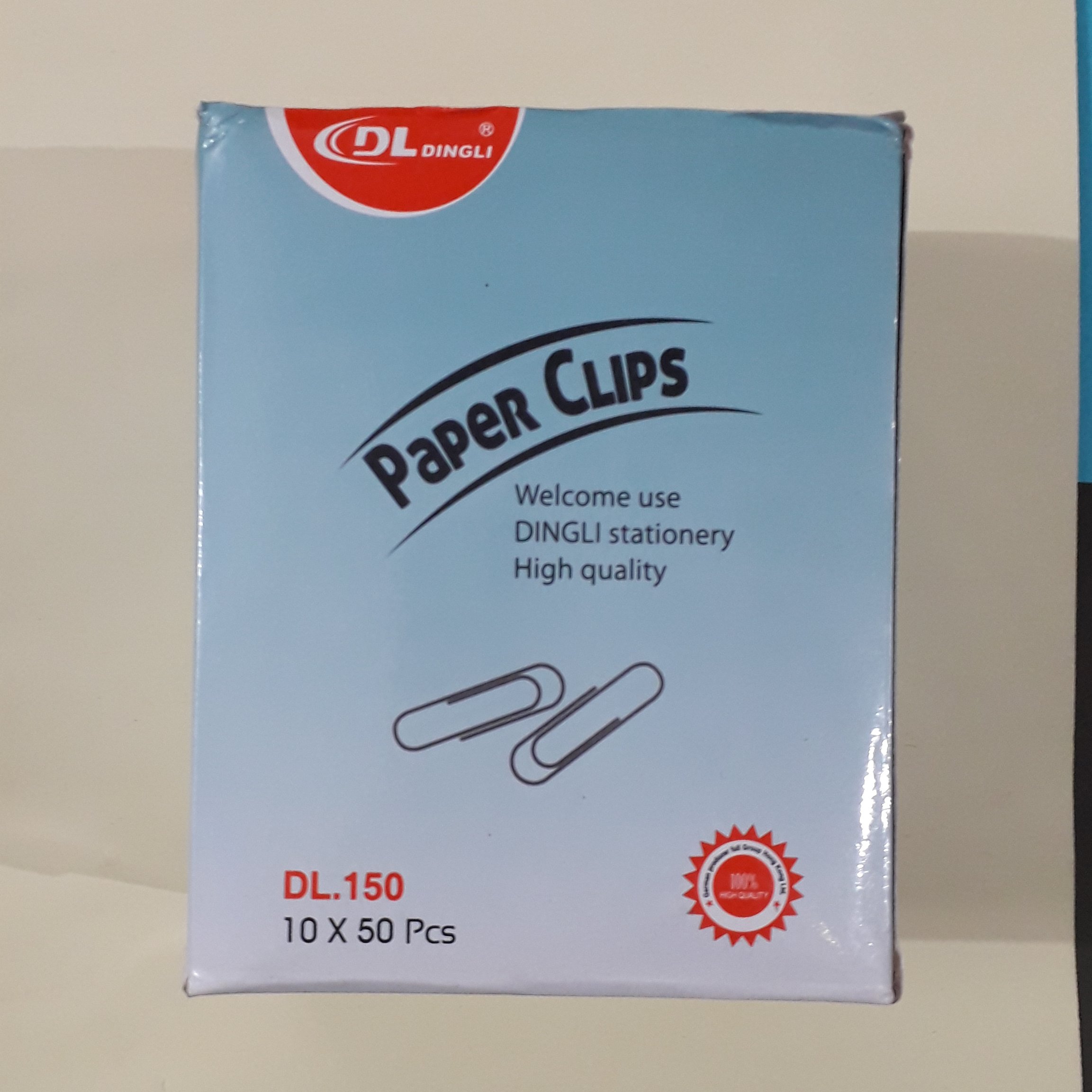 گیره نگه دارنده کاغذ ، بسته 100 عددی ، جنس گیره فلزی