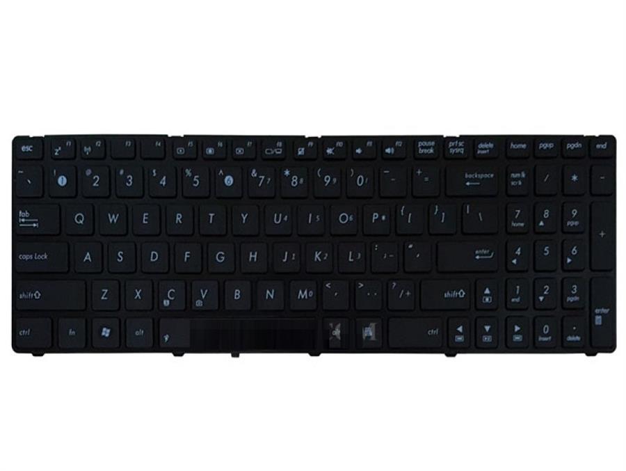 کیبورد لپ تاپ ایسوس K50-K61-K70 مشکی بدون بک لایت بافریم