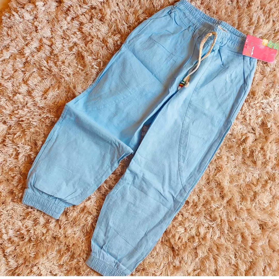 شلوار اسلش کتان بچگانه 