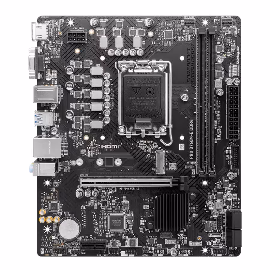 قیمت و خرید مادربرد ام اس آی مدل PRO B760M-E DDR4 | یاس ارتباط