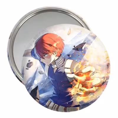 آینه جیبی خندالو مدل شوتو تودوروکی انیمه آکادمی قهرمان من کد 16124