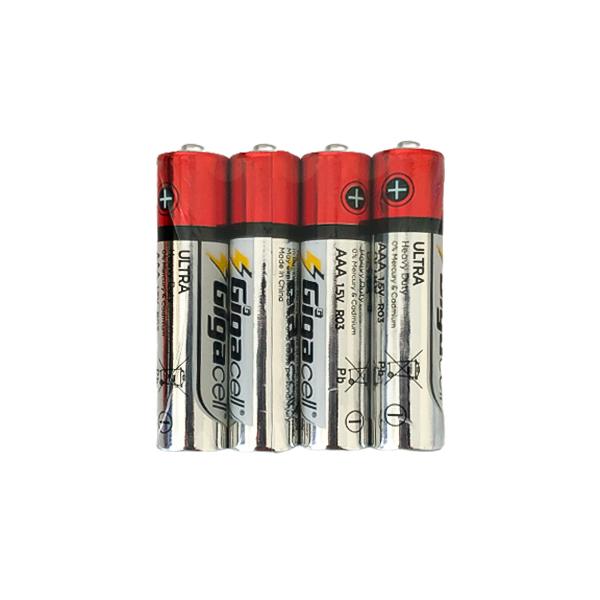 باتری نیم قلمی 4 عددی شیرینک گیگاسل مدل R03