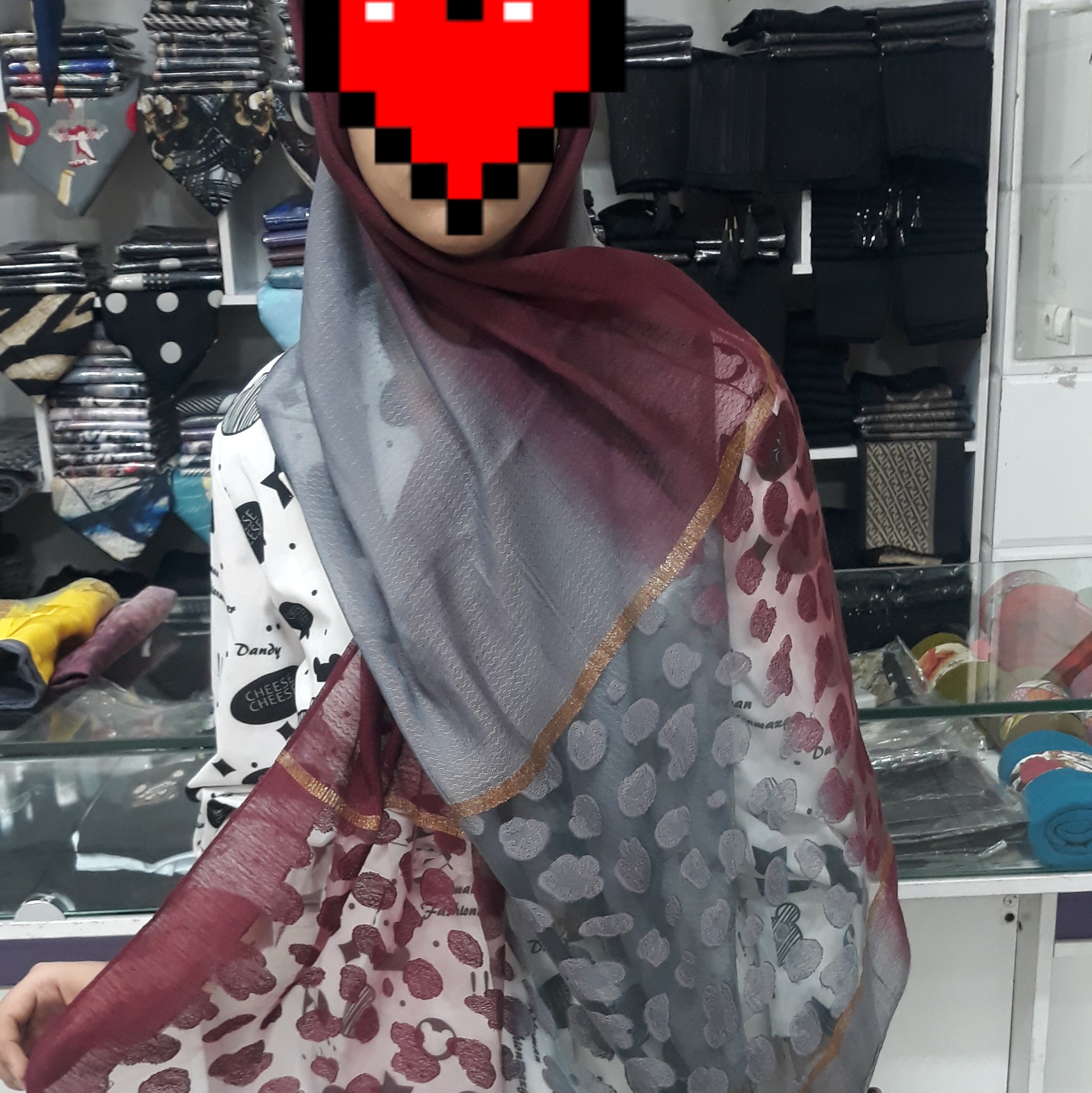 شال نخی طیفی مجلسی
