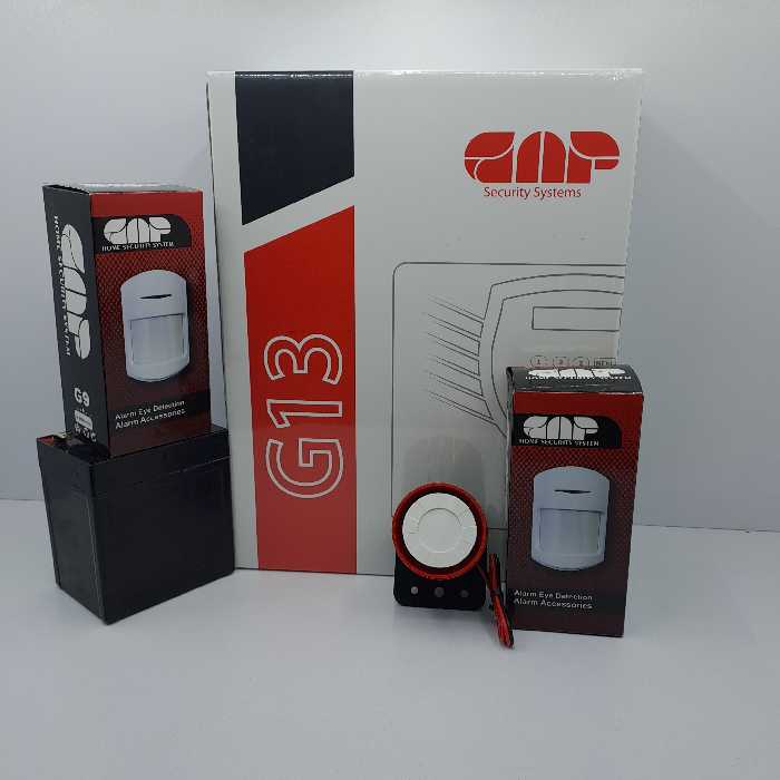 پک دزدگیر سیم کارتی گپ G13 با دو عددچشمی سیمی فابریگ(پک اقتصادی)کد 2014