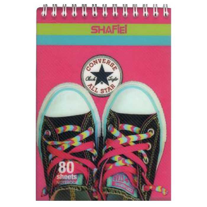 دفتر چه یادداشت  80 برگ شفیعی  طرح کفش کد 65