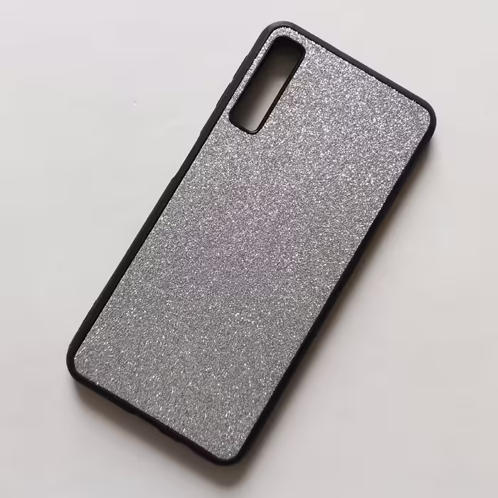 قاب اکلیلی محکم نقره ای گوشی سامسونگ A7 2018 یا A750
