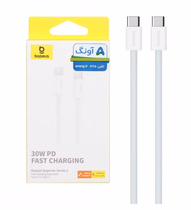 کابل شارژ فست بیسوس تایپ سی به تایپ سی مدل P10365200211