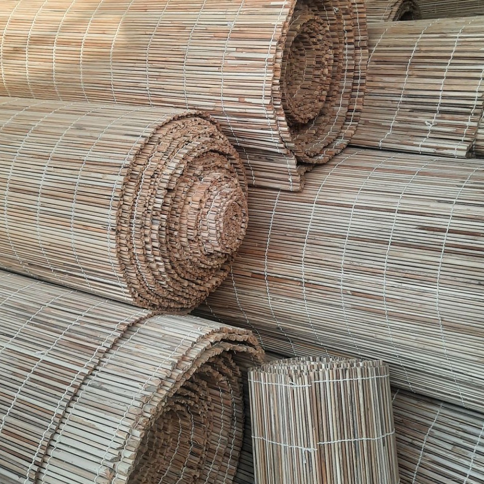 حصیربافی پرده و پوشش  نی توپر  صادراتی و سفارشی ساز   