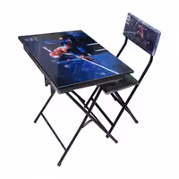 میز تحریر بدون باکس تاشو - به همراه صندلی - طرح مرد عنکبوتی (پس کرایه)