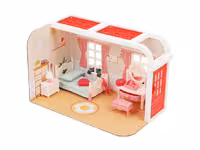 خانه مینیاتوری اسباب بازی مدل اتاق خواب با همراه وسایل