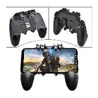 دسته پابجی مدل AK 66 مناسب گوشی موبایل با نصب آسان و طراحی ارگونومیک دارای 4 پدال کنترل کننده 