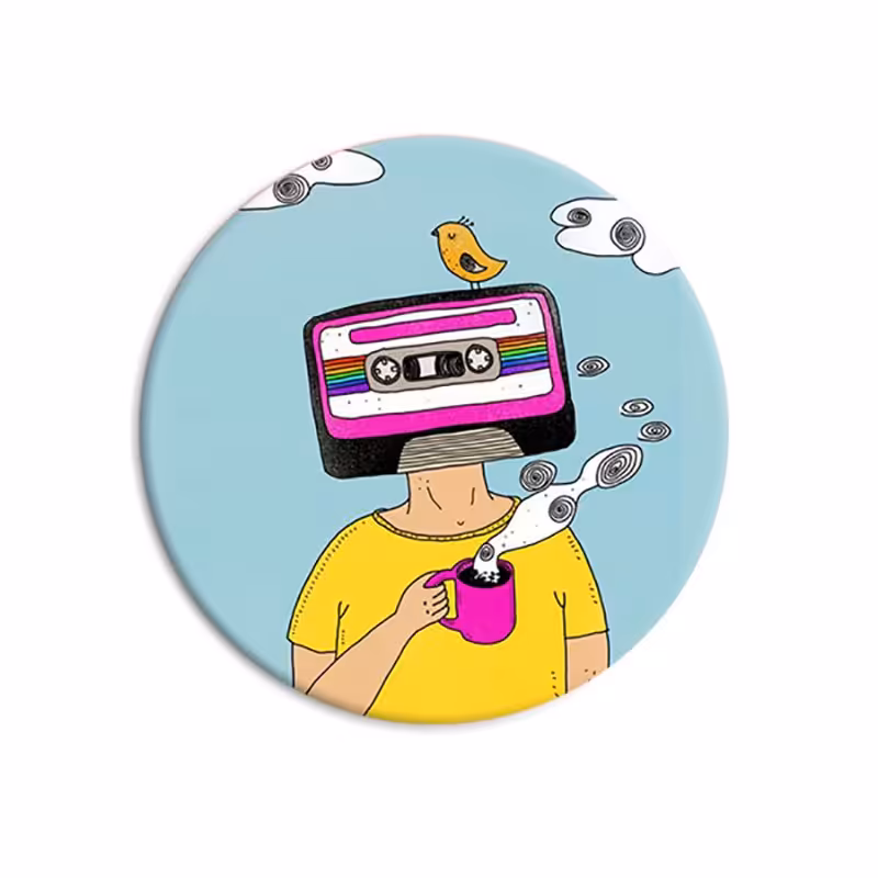 پیکسل مگنتی من و موزیک و یه فنجون چای