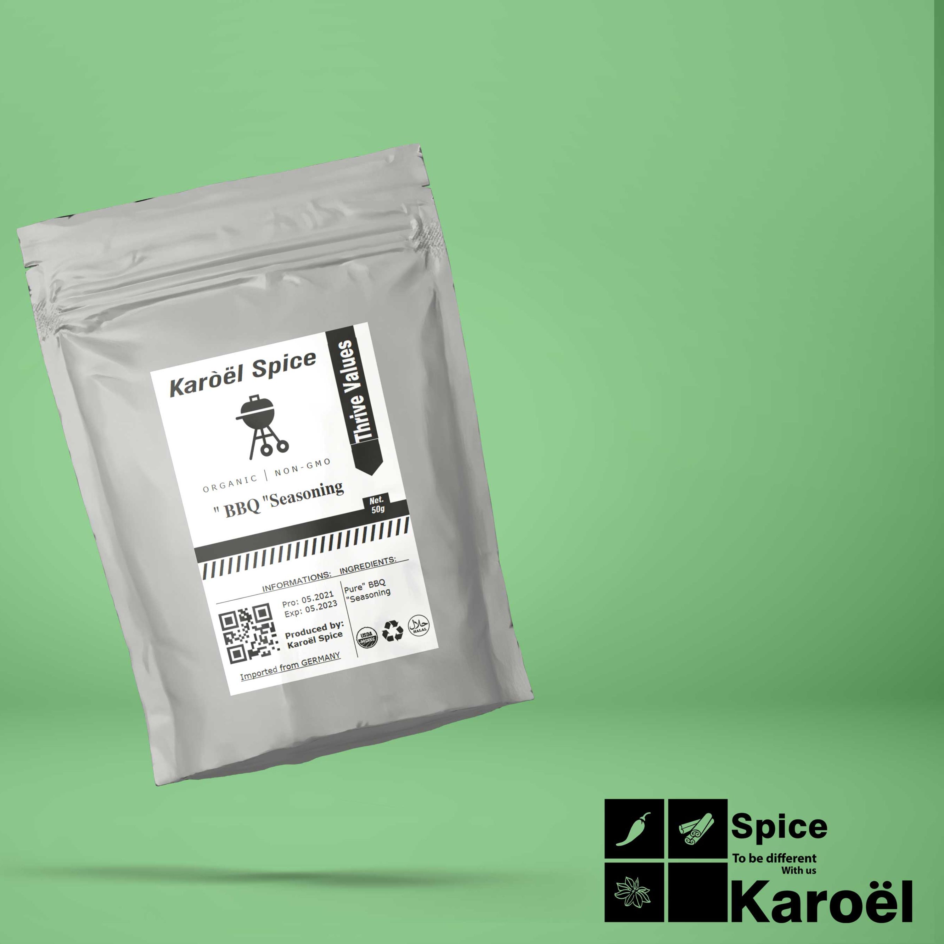 طعم دهنده باربیکیو(محصول آلمان)1000گرمKFC