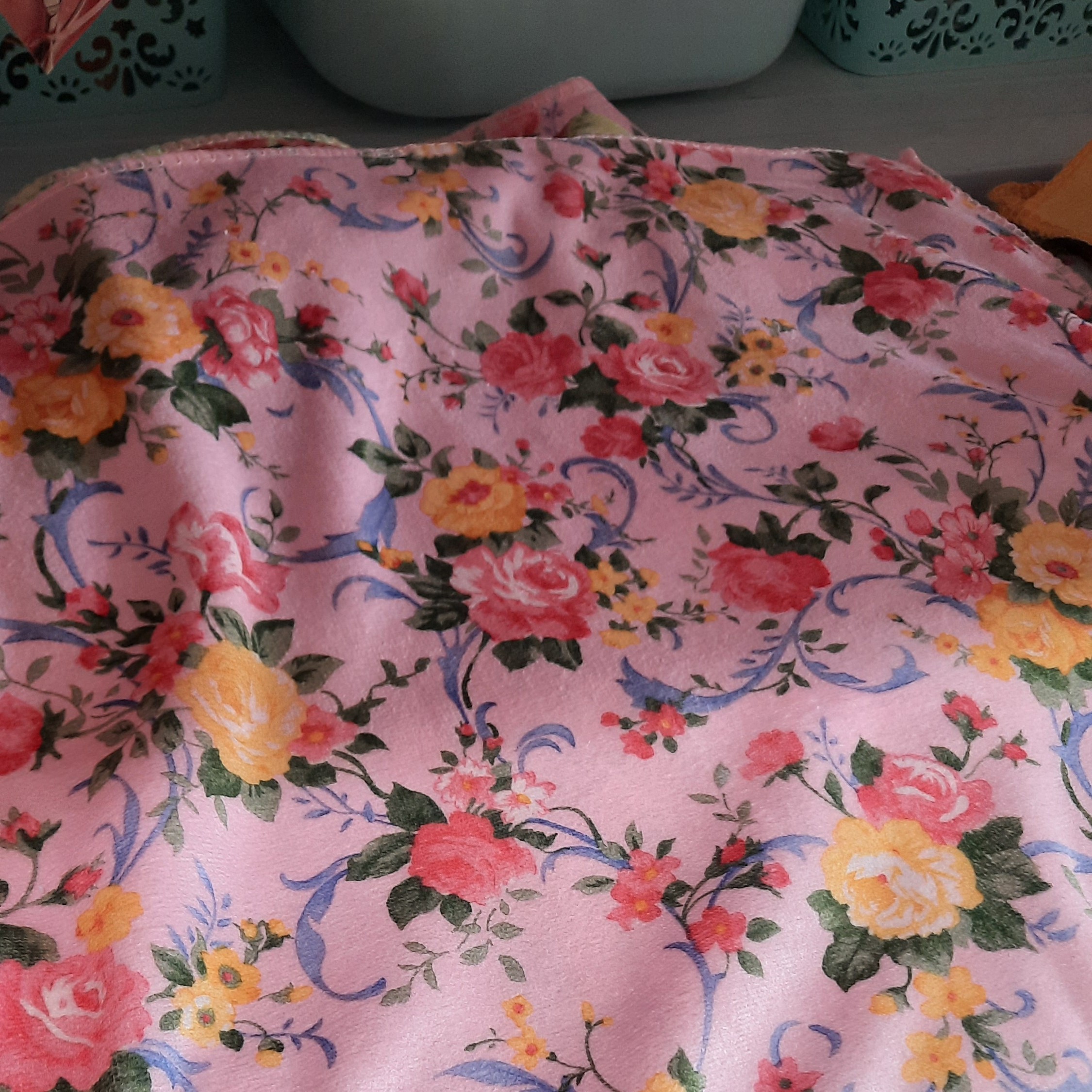 دستمال آنجل دستمال حوله ای آشپزخانه گلدار در تنوع رنگی