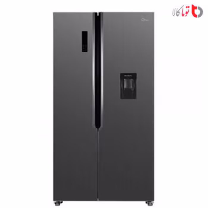 یخچال فریزر ساید بای ساید جی پلاس مدل M7525BS سیلور تیره گارانتی گلدیران